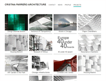 Tablet Screenshot of cristinaparreno.com